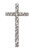 Mud Pie Gifts - Gray Wood Cross With Pearls