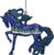 Painted Ponies White Christmas Hanging Ornament