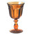 Old Williamsburg Amber Water Goblet