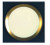 Marlo Gold Round Salad Plate