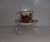 Pink Fruit Basket Mason Cup And Saucer