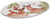 Deer Friends Casafina 29 Inch Oval Platter White