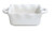 Square Ruffled Baker Cook And Host White Casasfina