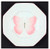 Peach Butterfly Fitz And Floyd Salad Plate