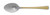 Tristan Ii Gold Frosted Place Spoon