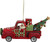 Santa In Red Truck Ornament  Heartwood Creek Jim Shore
