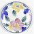 Marie Johnson Brothers Dinner Plate   Apolla Marie Blue