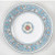 Florentine Turquoise Round Salad Plate