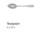 Ribbon Edge Gorham Teaspoon