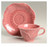 Lotus Rose Cup and Saucer