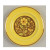 Spanish Yellow Round Salad Plate