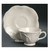 Lotus White Cup and Saucer