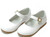 Rebecca White Size 6 Dressy Flat Pearl Sheen LAmour Shoes