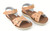 Sweetheart Sun San Sandals Latte Size 6 Toddler