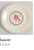 Dolly Madison Saucer Only