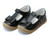 Emma Bow Mary Jane Black Lamour Shoes Size 12