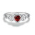 January Heart Ring Size 1 Cherished Moments