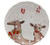 Deer Friends White Dinner Plate