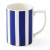 BLUE STECCATO BOLD MUG