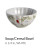 Deer Friends White Round Salad Plate