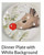 Deer Friends White Dinner Plate