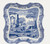 Blue Italian Large Devonia Tray