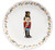 Nutcracker Christmas Dinnerware Round Salad Plate