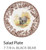 Woodland Black Bear Round Salad Plate