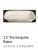 Glories On Grey Medium Rectangular Baker