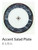 Dorian Marble Round Salad Plate