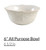 French Perle White Pasta Bowl