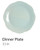 French Perle Ice Blue Dinner Plate
