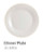French Perle Grove White Dinner Plate