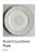 Round Luncheon Plate or Accent Plate