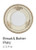 Bancroft Encrusted Bread and Butter Plate