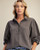 RUFFLED SLVS WASHED STRETCH DENIM SHIRT Easel Clothing