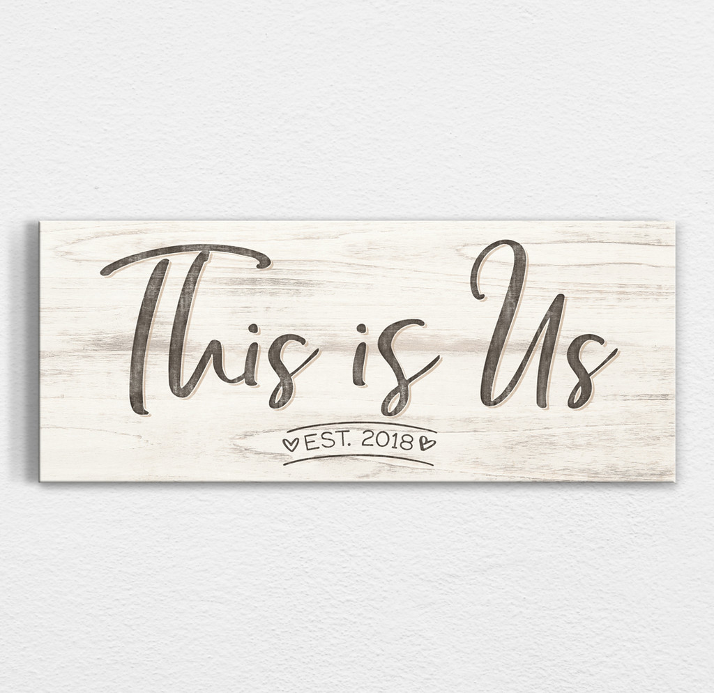 This is us custom wood sign