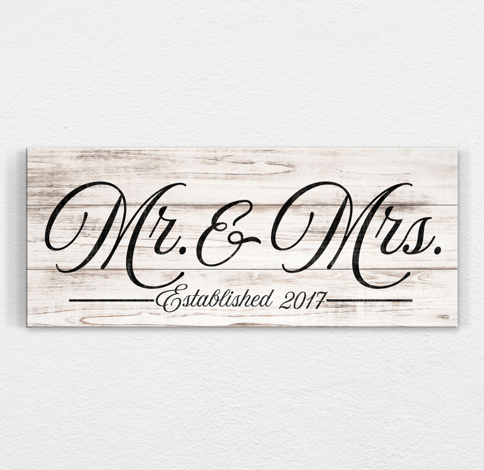 Mr And Mrs Wedding Signs Custom Engraved Signs Wedding Supplies