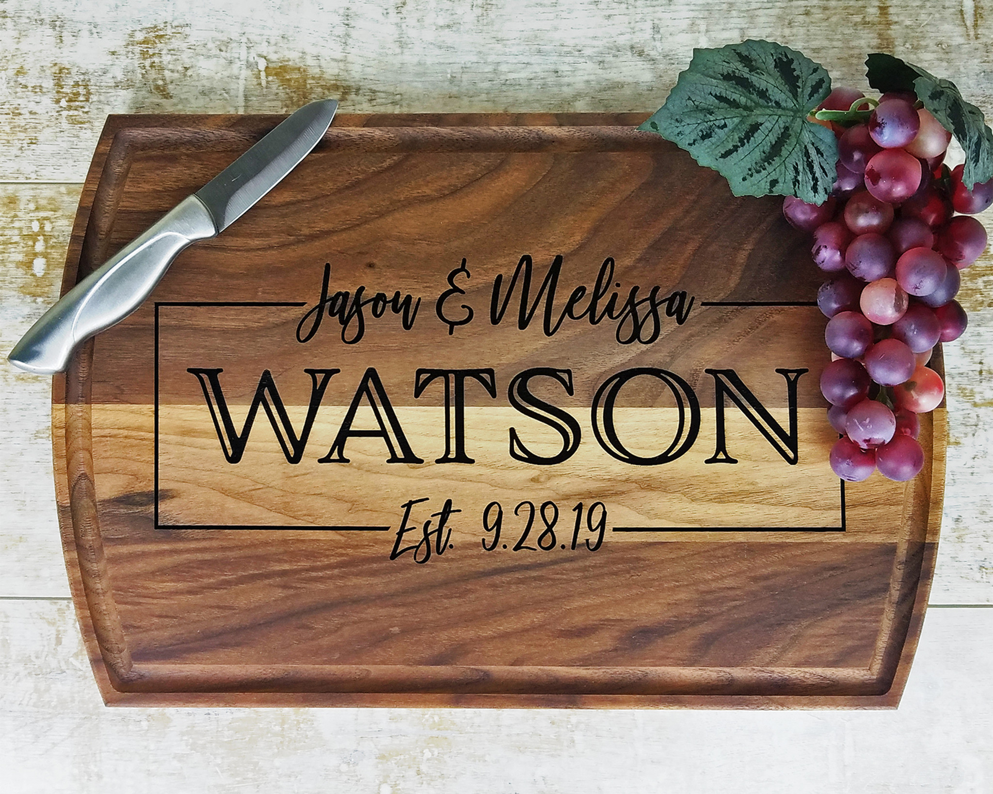 Personalization Mall Key to Our Home Personalized Maple Cutting Board