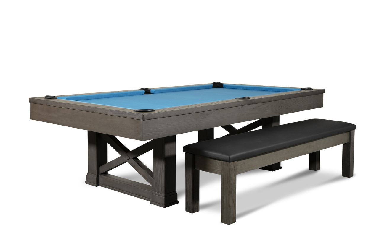 Nora Slate Pool Table in Charcoal Finish | Nixon Billiards at