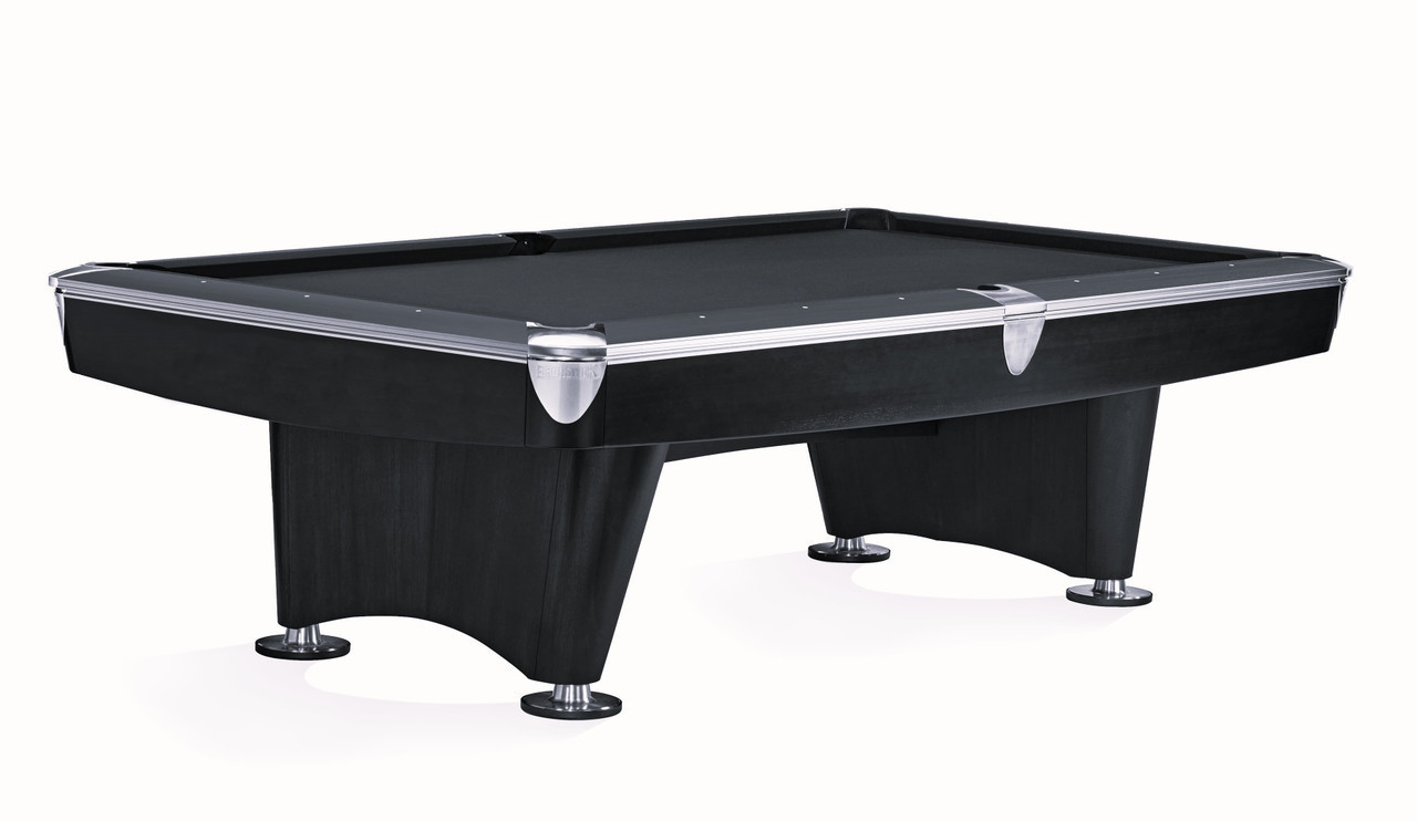 Brunswick Gold Crown VI 9' Pool Table in Matte Black | Sawyer Twain