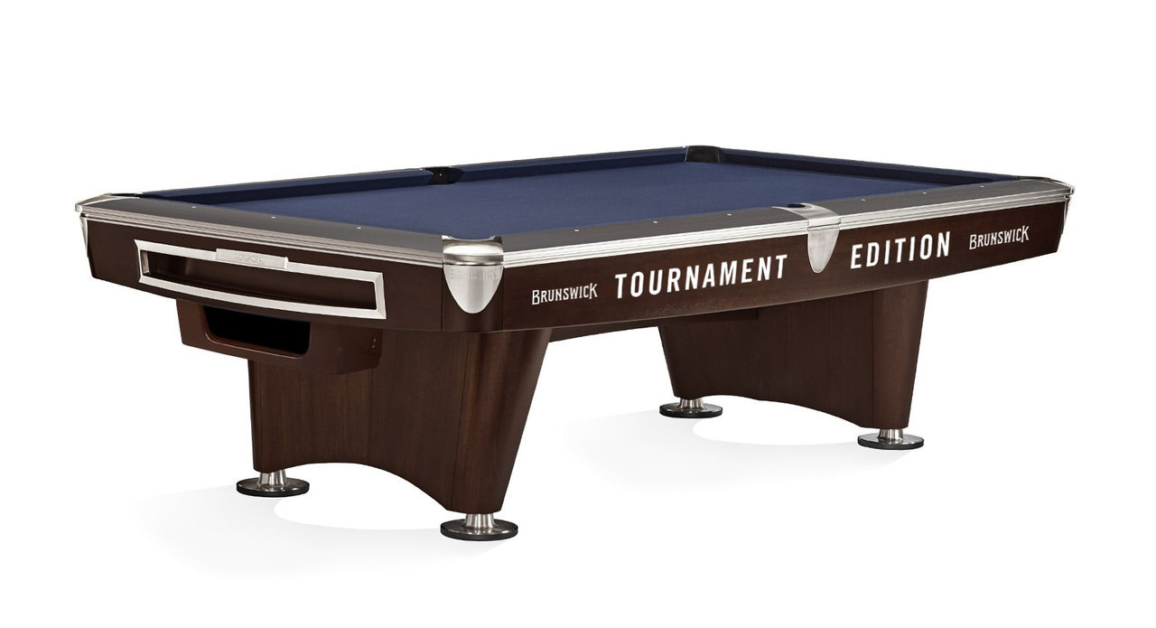 Brunswick Gold Crown VI 9' Pool Table | Skyline Walnut Finish