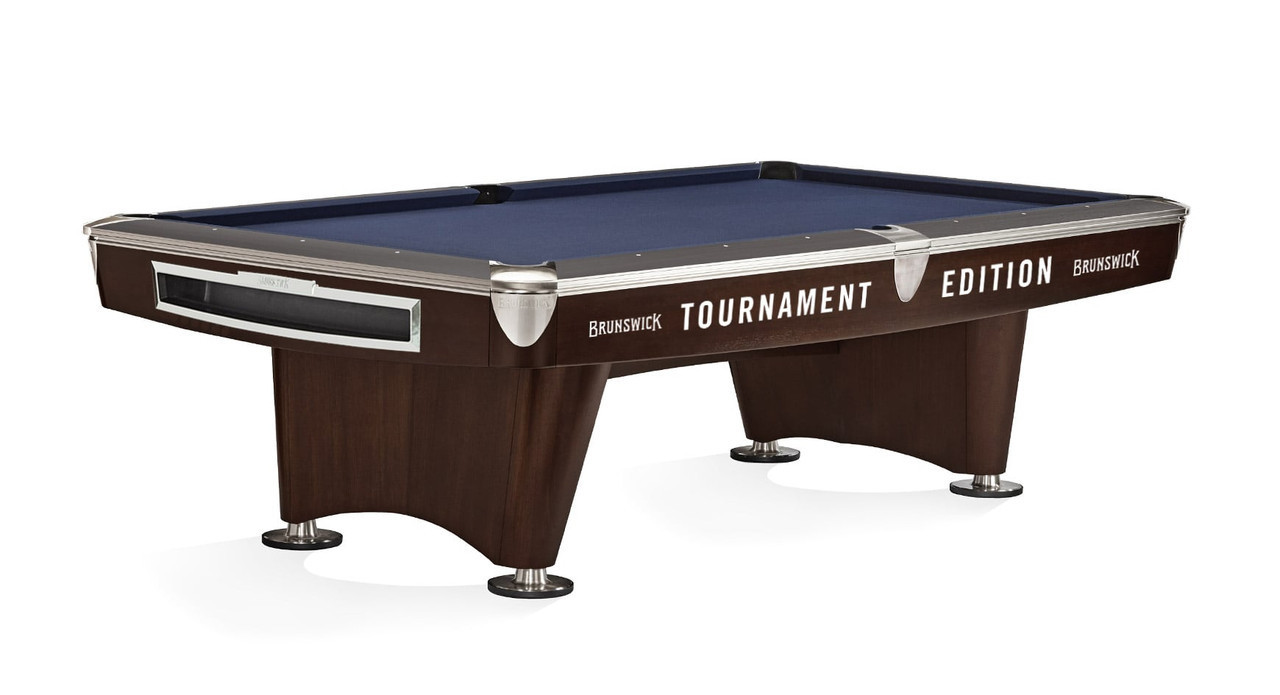 Brunswick Gold Crown VI 9' Pool Table | Skyline Walnut Finish