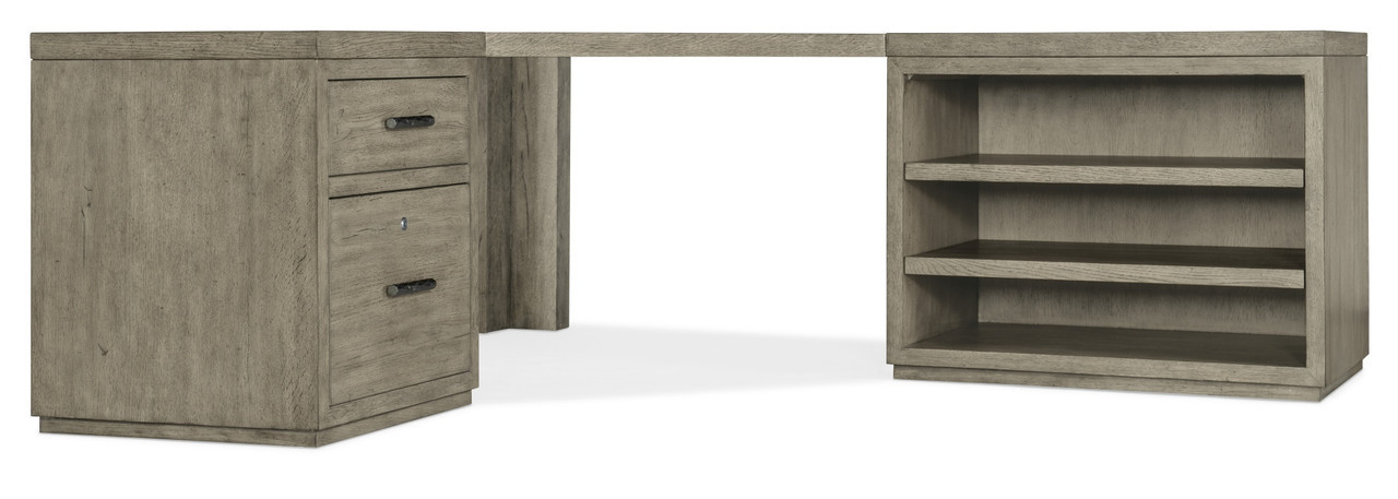 Hiroyuki　TRUCK FURNITURE DESK Hooker Furniture Linville Falls Corner Desk with File and Open