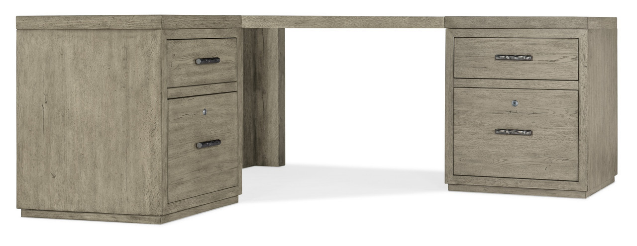 Hooker Furniture Linville Falls Corner Desk with Two Files