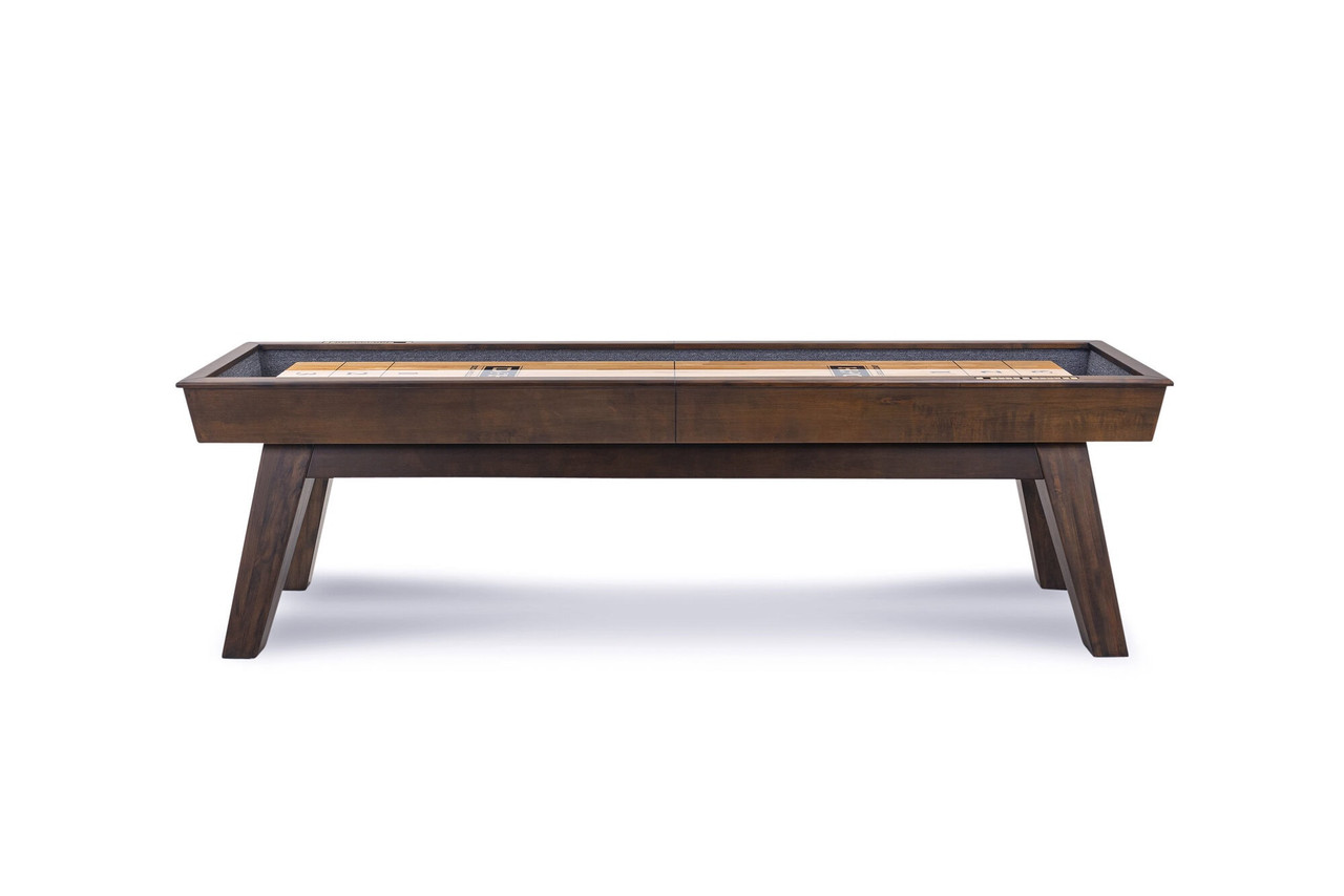 Doc & Holliday George Shuffleboard Table | Antique Coffee Finish