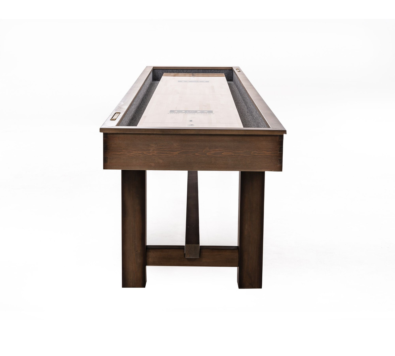 Hank 12' Shuffleboard Table – Americana Chocolate | Sawyer Twain