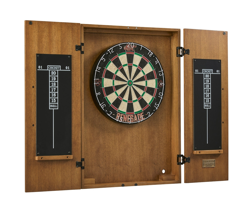 Alta Dartboard Cabinet | American Heritage | Sawyer Twain