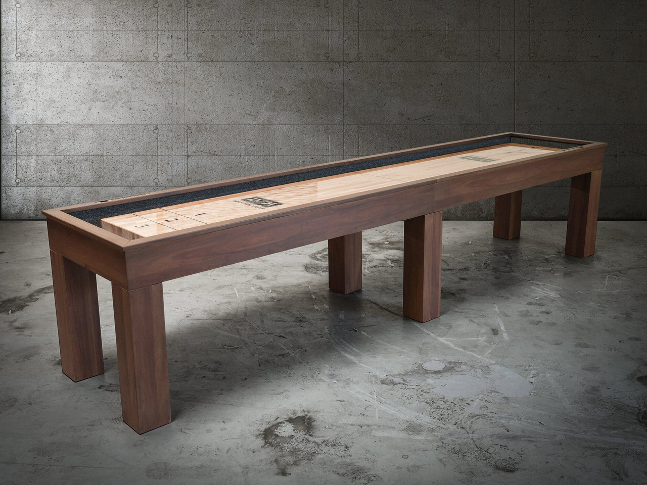 Paula Parsons Shuffleboard Table | Gray Walnut | Sawyer Twain