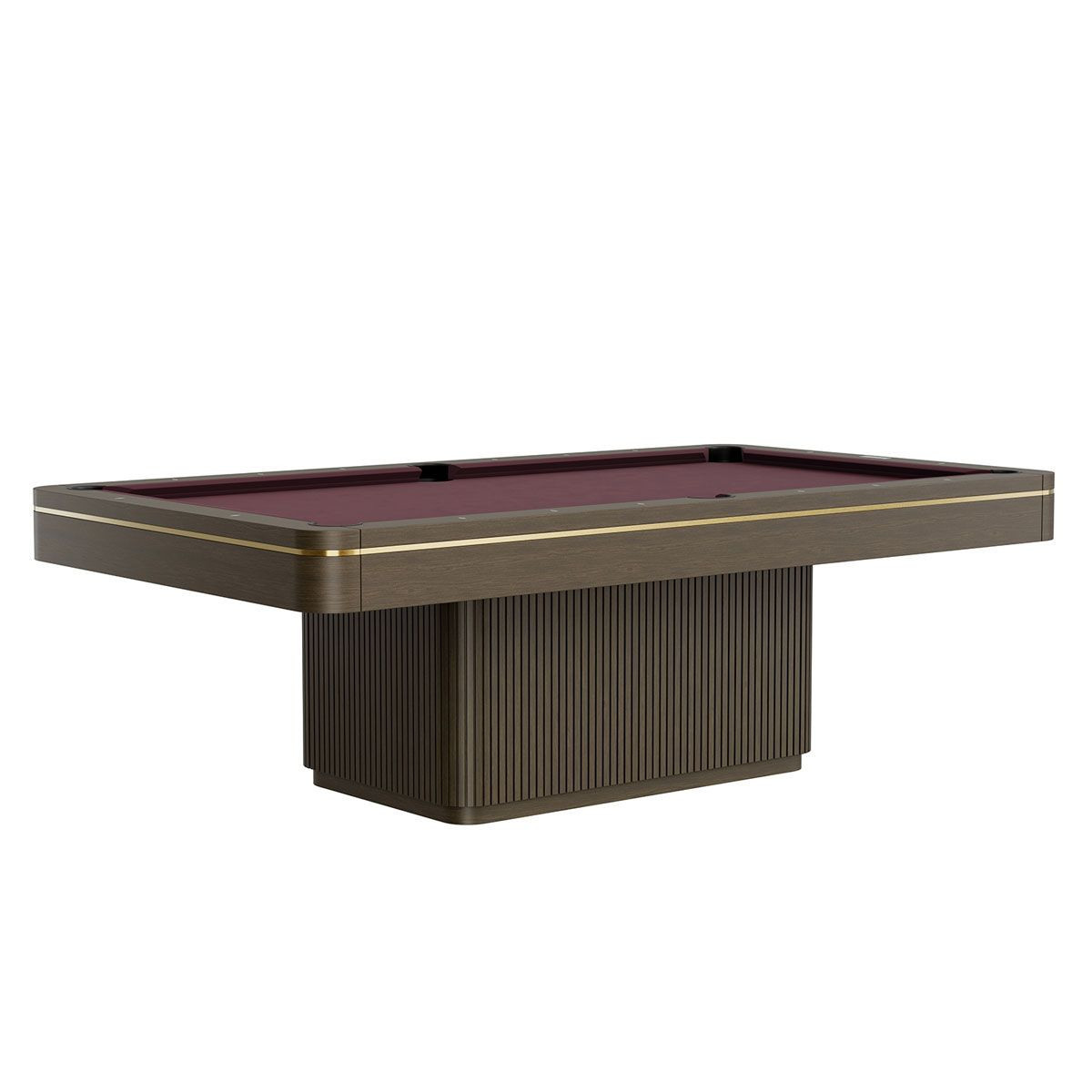 Dali Slate Pool Table | Brushed Greige Finish | Plank & Hide